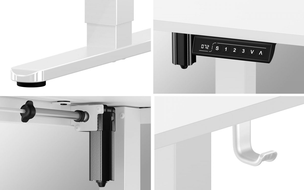 Електричний ігровий стіл Mark Adler Leader 7.0 білий – інноваційний комфорт - Зображення 6