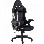 Елегантне геймерське крісло KRAKEN Jupiter чорно-рожеве - Зображення 3