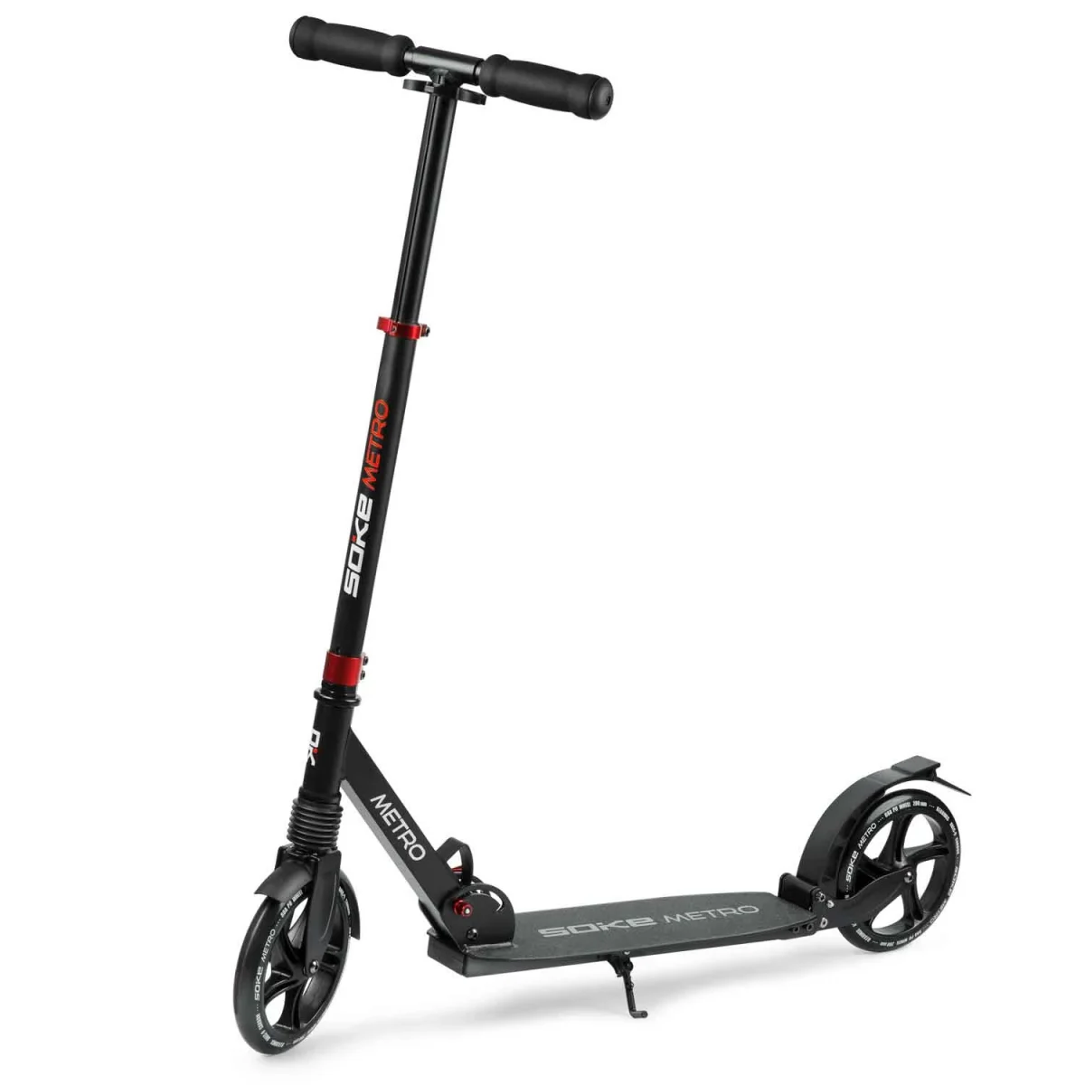 Чорний скутер SOKE METRO для швидких міських поїздок - Зображення 2