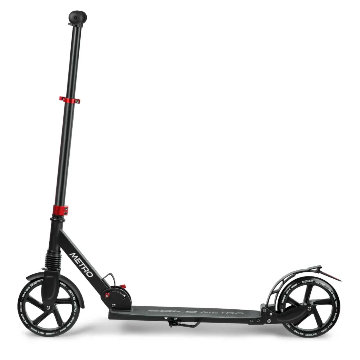 Чорний скутер SOKE METRO для швидких міських поїздок - Зображення 3