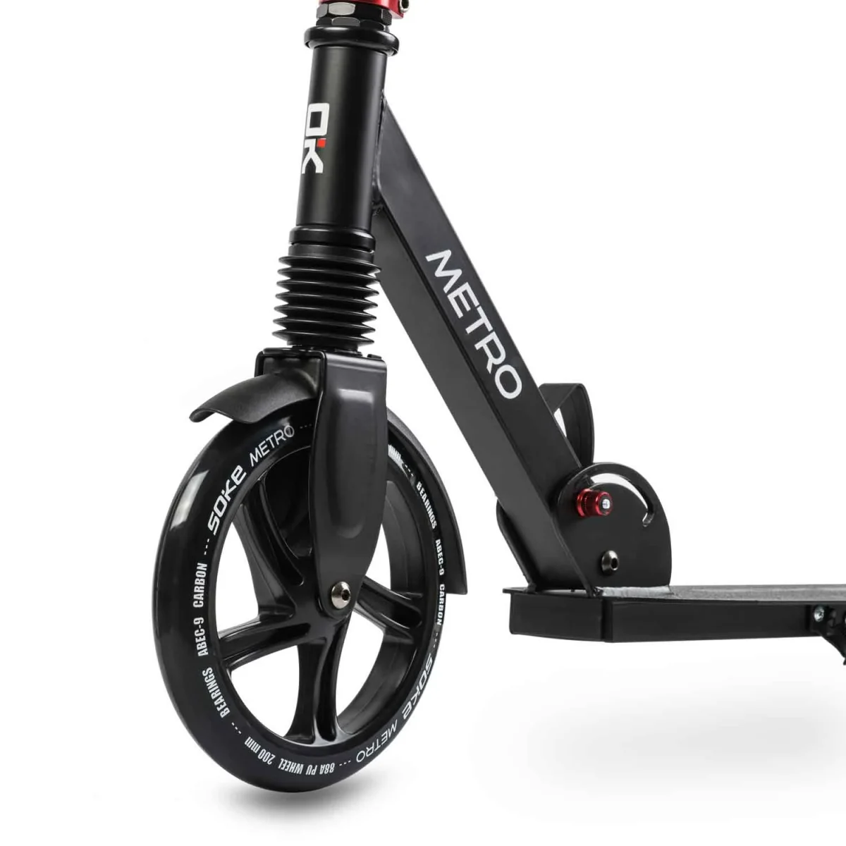 Чорний скутер SOKE METRO для швидких міських поїздок - Зображення 10