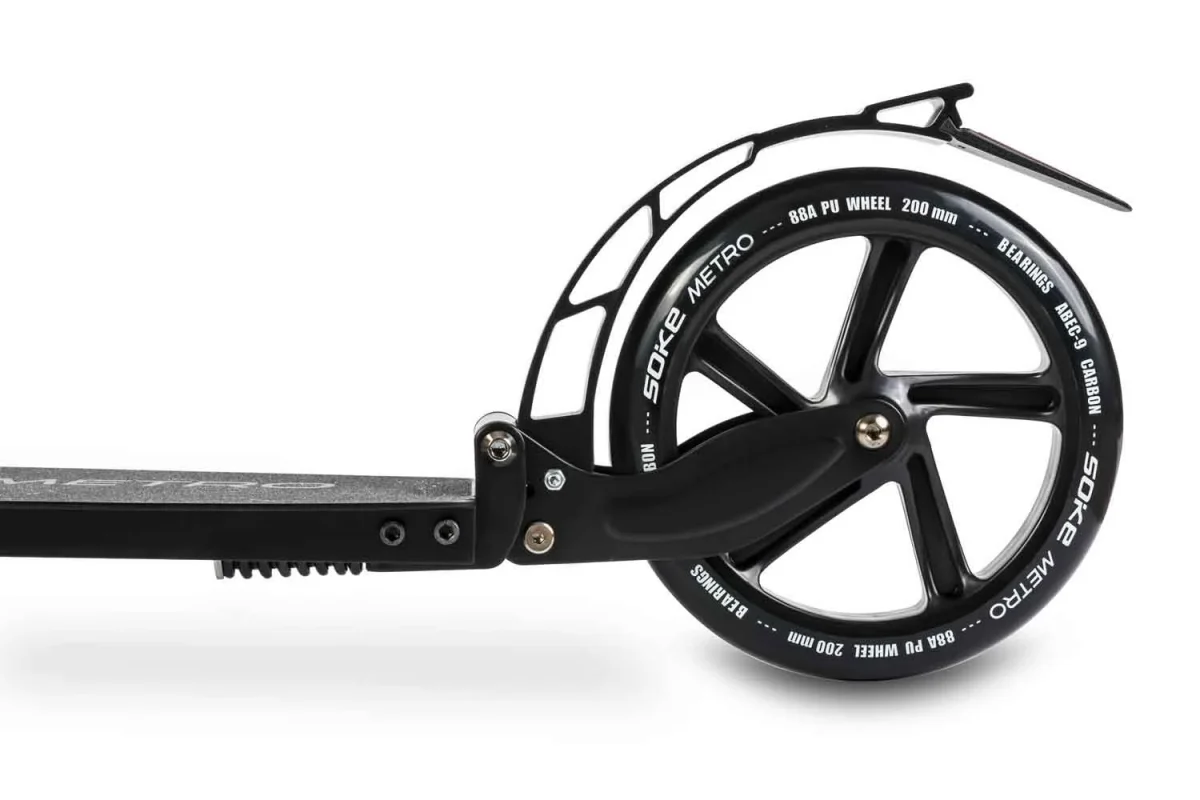 Чорний скутер SOKE METRO для швидких міських поїздок - Зображення 11