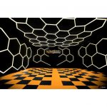 Стельовий світильник Auto Gamma білий Панель HEXAGON 243x483см 3500-4000K - Зображення 2