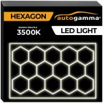 Стельовий світильник Auto Gamma білий Панель HEXAGON 243x483см 3500-4000K