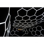 Стельовий світильник Auto Gamma білий HEXAGON LED 297 х 307 см, холодний колір 5500-6000К Сучасний дизайн та ефективне освітлення для вашого інтер'єру - Зображення 4