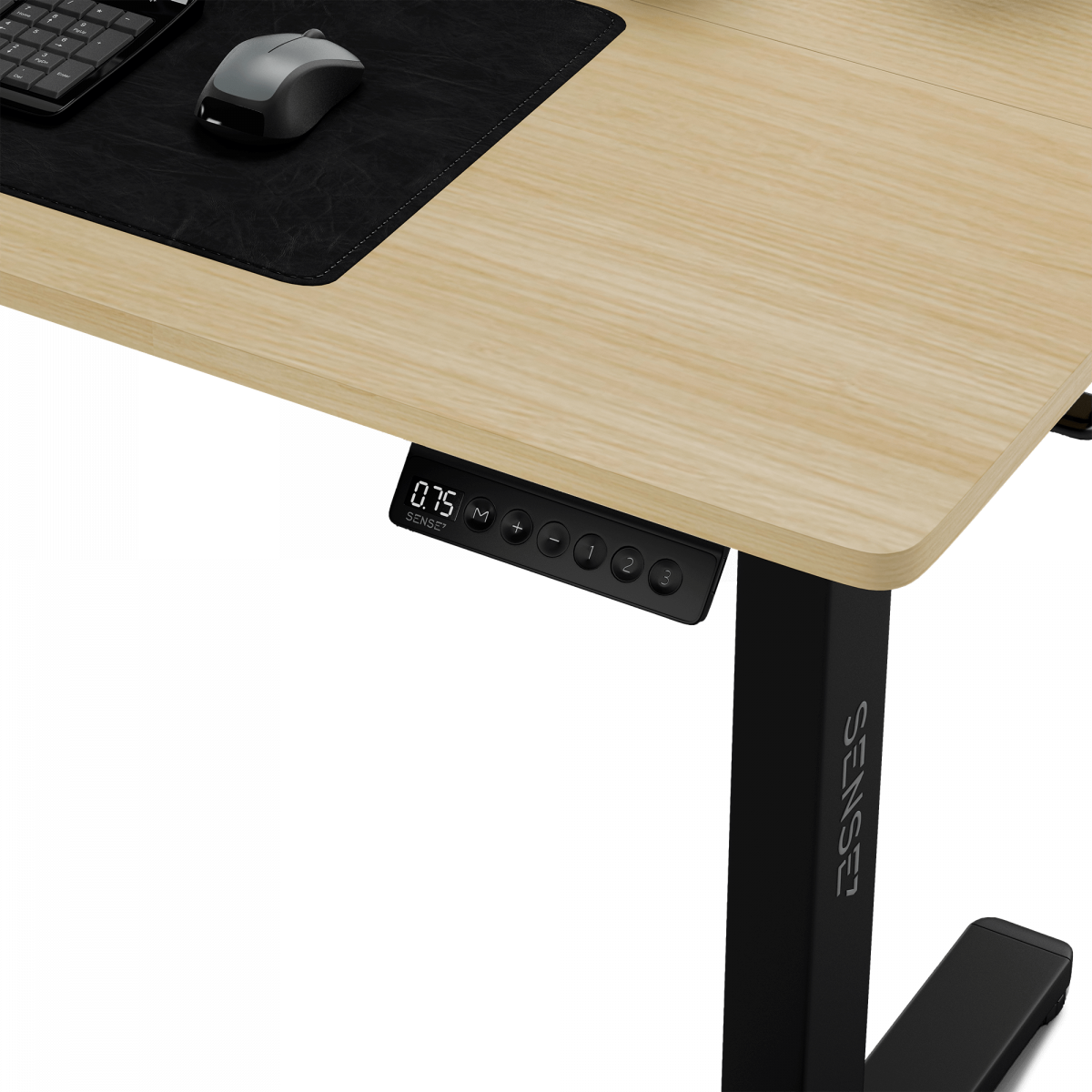 Ігровий стіл SENSE7 Nojo 120х60 см чорна сосна для зручного геймінгу - Зображення 6