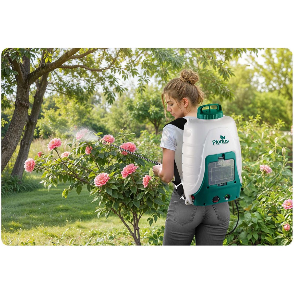 Акумуляторний обприскувач з візком Plonos PL-601 - Зручність та ефективність - Зображення 8