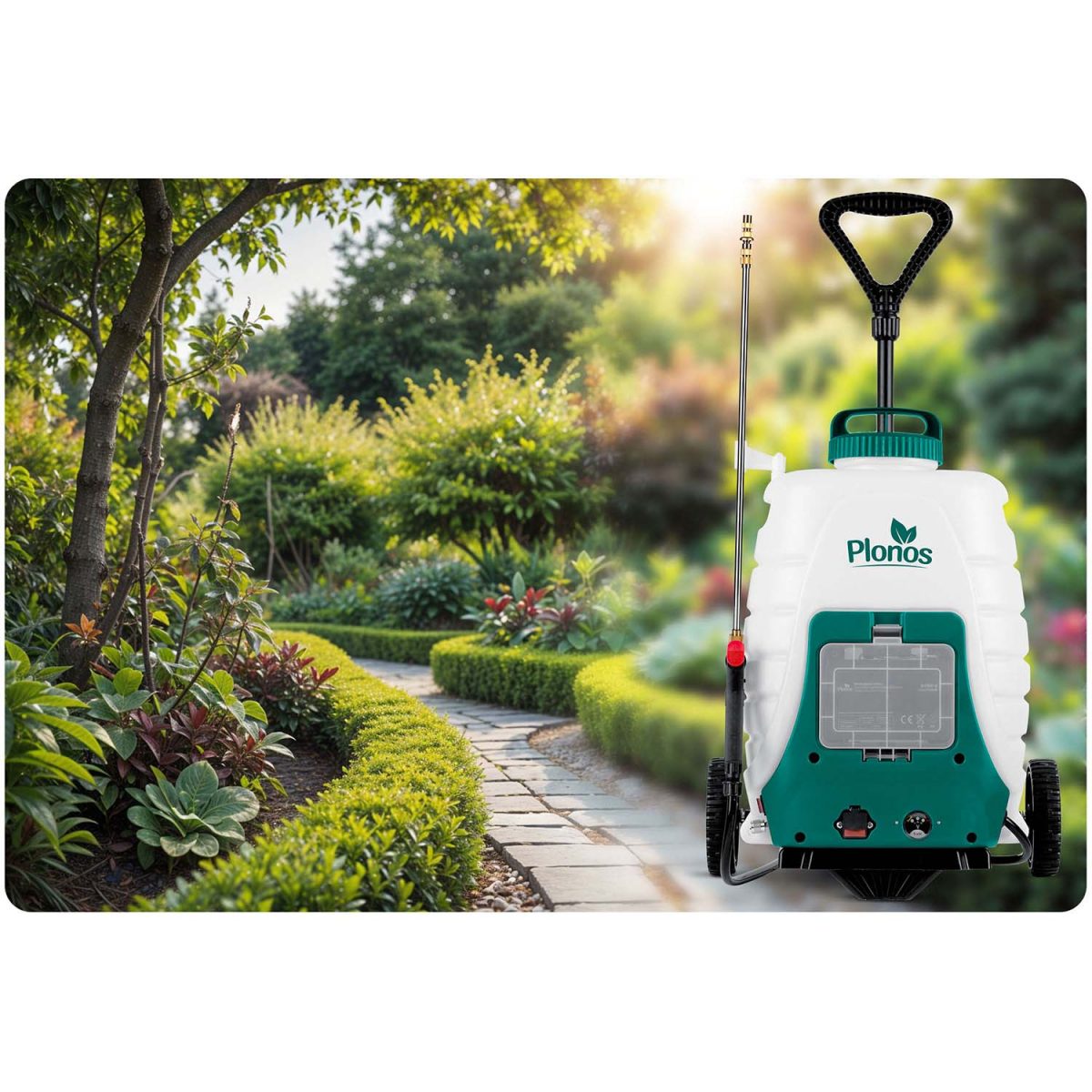 Акумуляторний обприскувач з візком Plonos PL-601 - Зручність та ефективність - Зображення 9