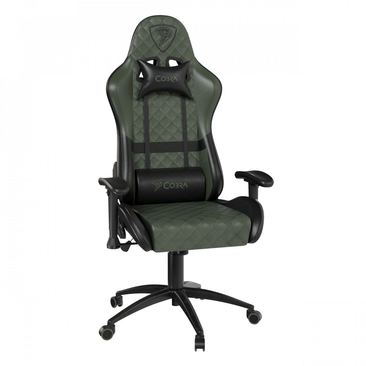 Ігрове Геймерське крісло Draco CRF194 Green – поєднання комфорту та стилю - Зображення 2