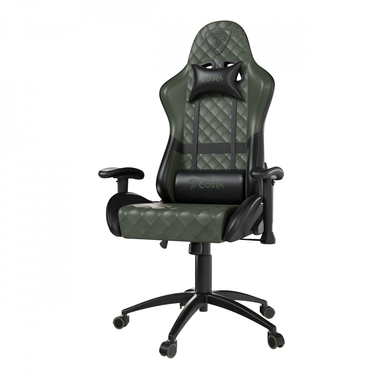 Ігрове Геймерське крісло Draco CRF194 Green – поєднання комфорту та стилю - Зображення 3