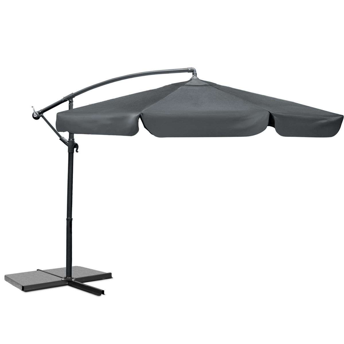 Складена садова парасоля 8 сегментів 350 см з чохлом Plonos PL-881 - Найкращий вибір для вашого саду - Зображення 2