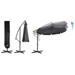 Складена садова парасоля 8 сегментів 350 см з чохлом Plonos PL-881 - Найкращий вибір для вашого саду - Зображення 7