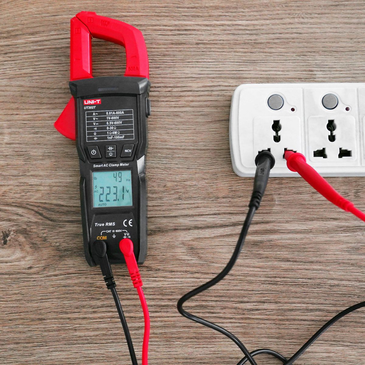 photo_11443-2 Вимірювач Струму Токові Кліщі Uni-T UT202T MIE0463 - Зображення 5