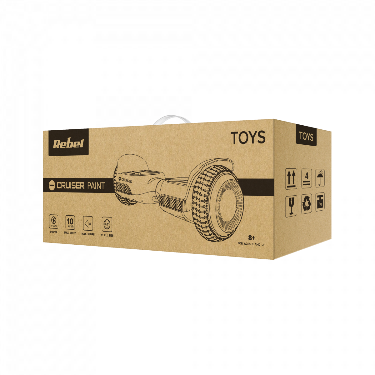 Електричний скейтборд Cruiser Paint ZAB0014 - Зображення 7