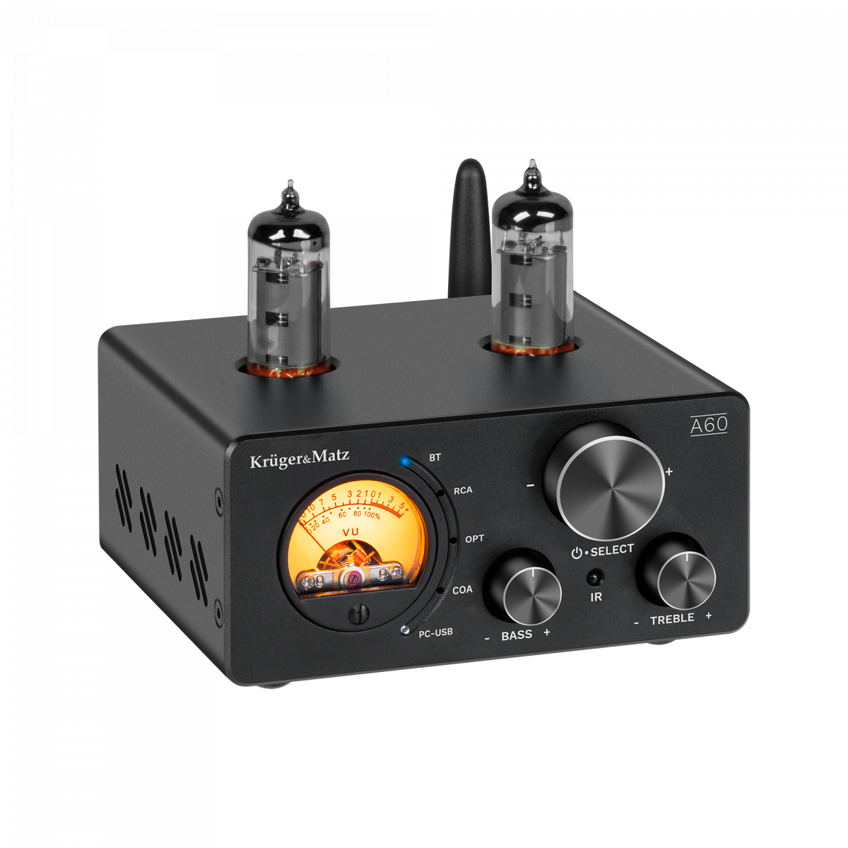 Ламповий стерео підсилювач Kruger&Matz модель A60 - Зображення 2