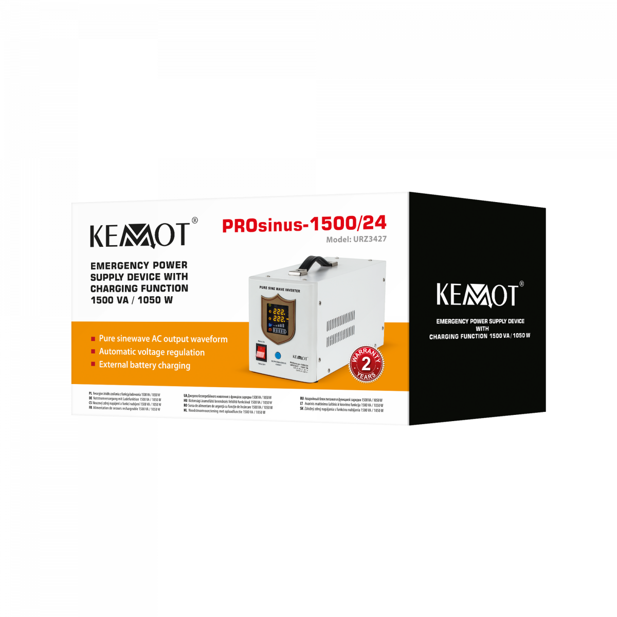 Блок аварійного живлення KEMOT PROsinus-1500 URZ3427 - Зображення 4