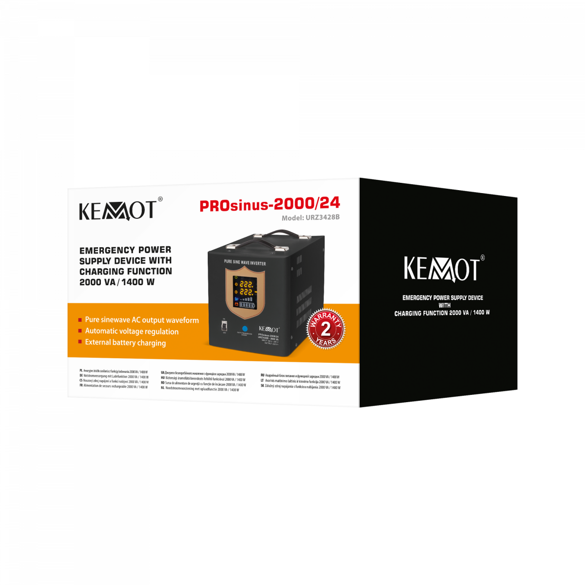 Блок аварійного живлення KEMOT PROsinus-2000 URZ3428B - Зображення 4