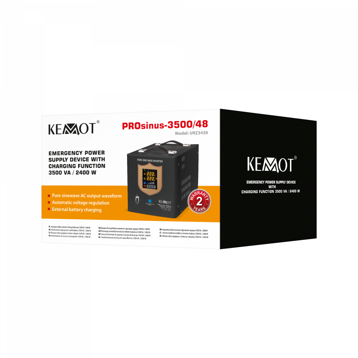 Блок аварійного живлення KEMOT PROsinus-3500 URZ3430 - Зображення 4