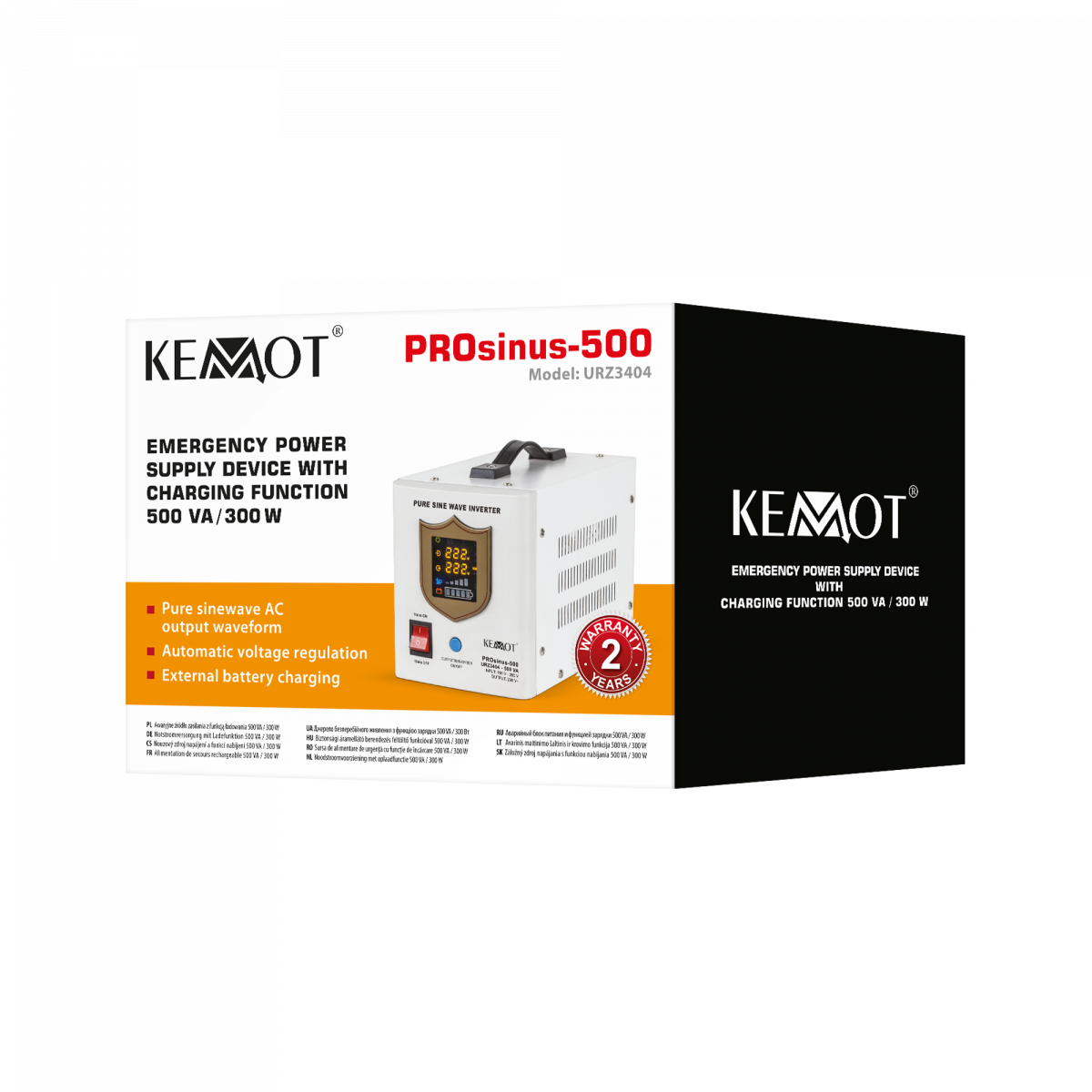 Джерело безперебійного живлення Kemot PROsinus-500 URZ3404 - Зображення 4