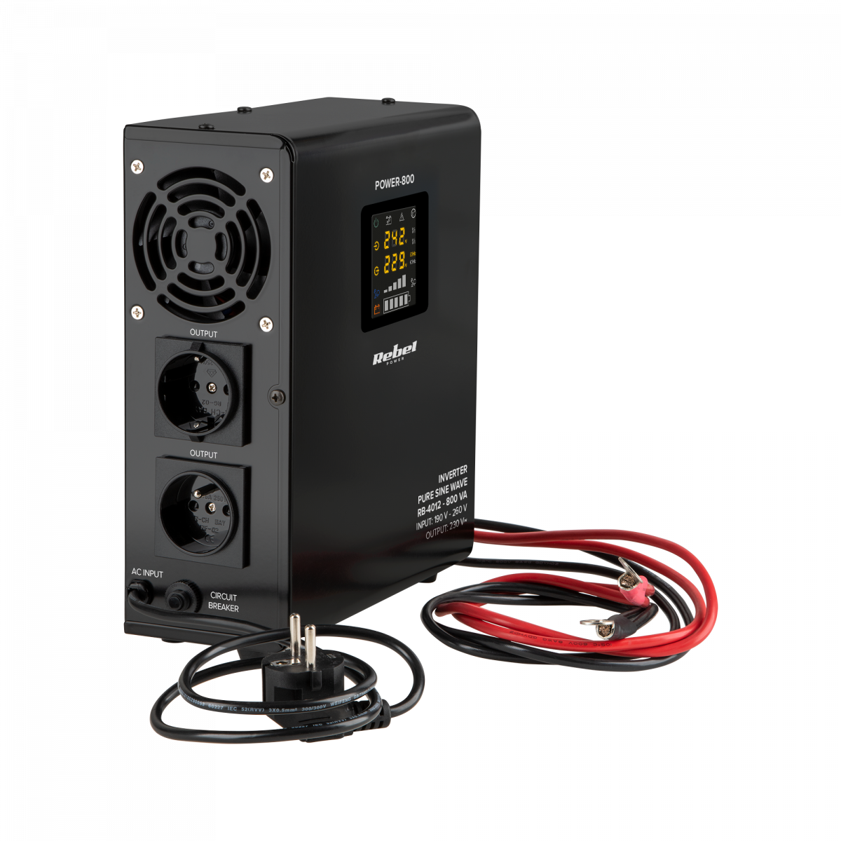 Настінний аварійний блок живлення Rebel POWER-800 RB-4012 - Зображення 2