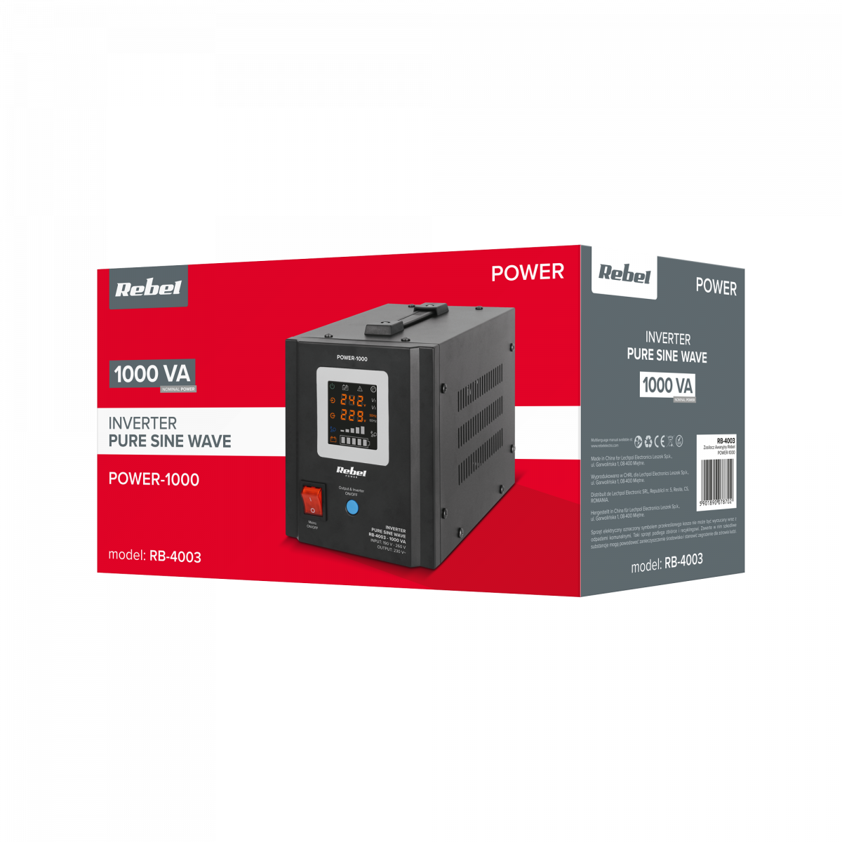 Аварійне джерело живлення Rebel POWER-1000 RB-4003 - Зображення 4