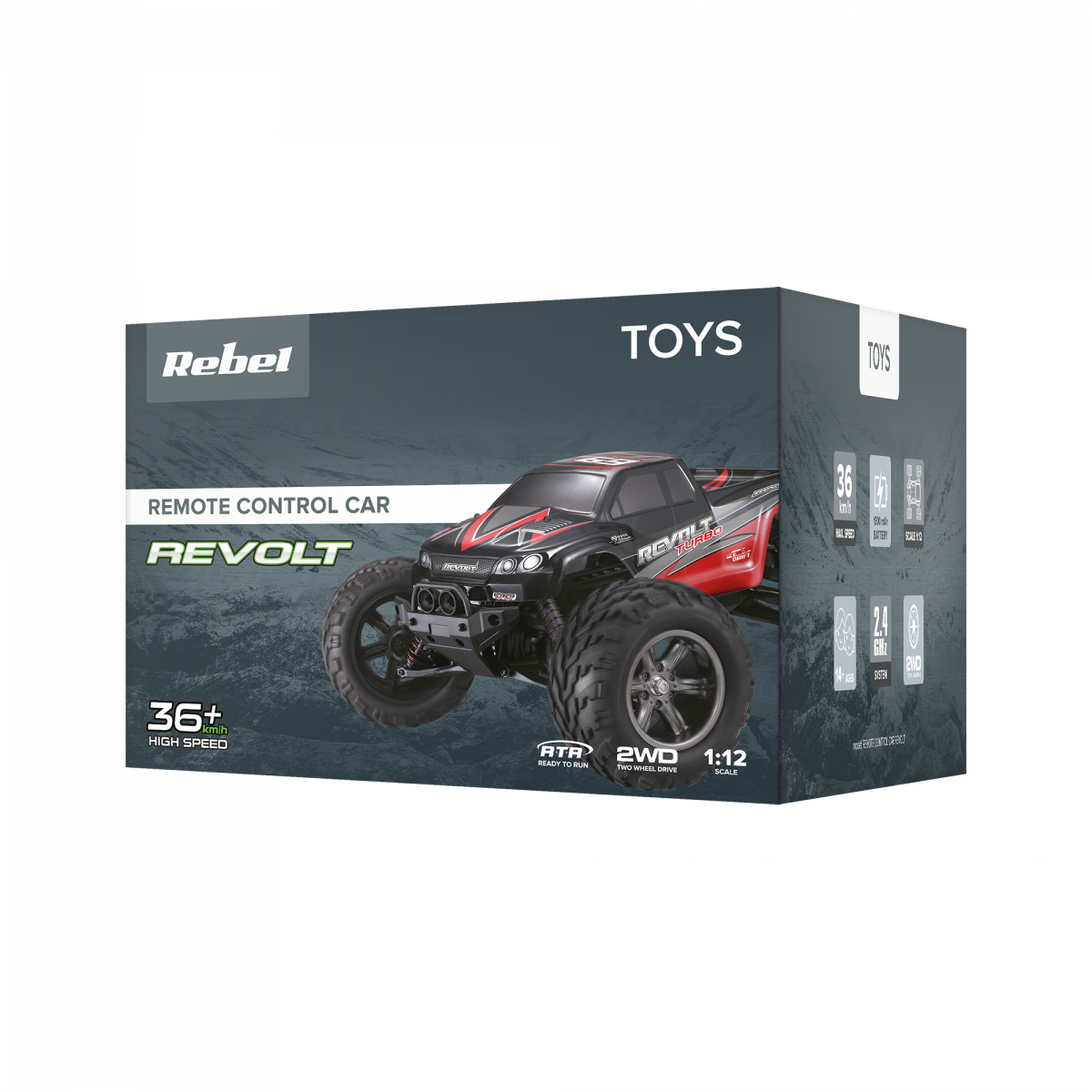 Машинка на дистанційному керуванні REVOLT ZAB0106.1 - Зображення 8