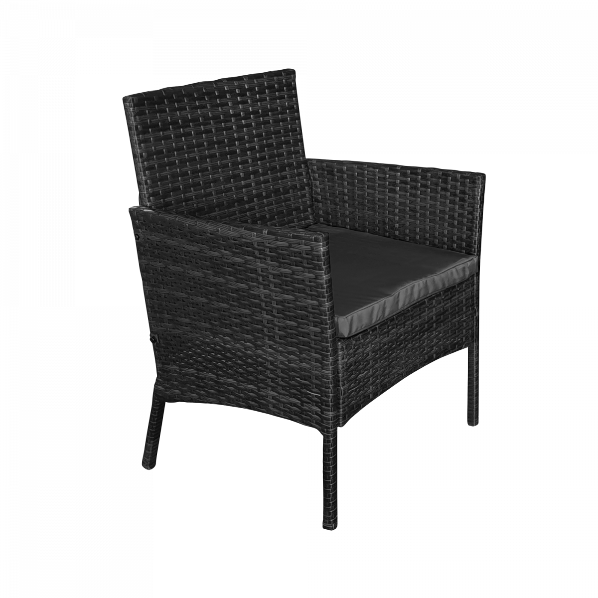 Комплект садових меблів TEESA ROSE чорний TSA9008 - Зображення 3