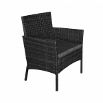 Комплект садових меблів TEESA ROSE чорний TSA9008 - Зображення 3