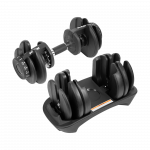 Регульована чавунна гантель 24 кг Rebel Active RBA-2303 - Зображення 4