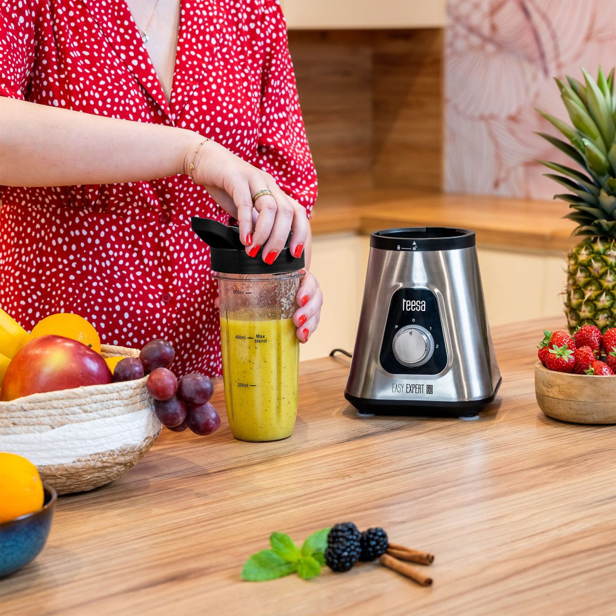 Чашковий блендер Teesa EASY EXPERT GO 1300 Вт TSA3549 - Зображення 11