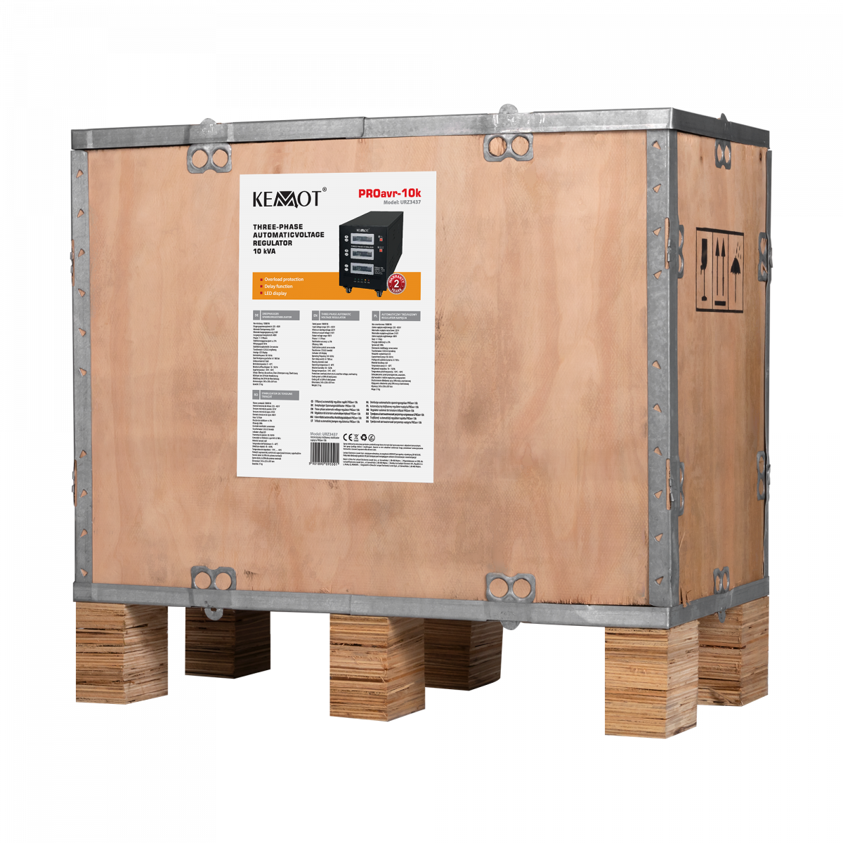 Автоматичний трифазний стабілізатор напруги KEMOT PROavr-10k - Зображення 3