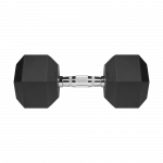 Гантель чавунна прогумована HEX 20 кг Rebel Active RBA-2325-20 - Зображення 2