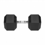 Гантель чавунна прогумована HEX 37,5 кг Rebel Active RBA-2325-37.5 - Зображення 2