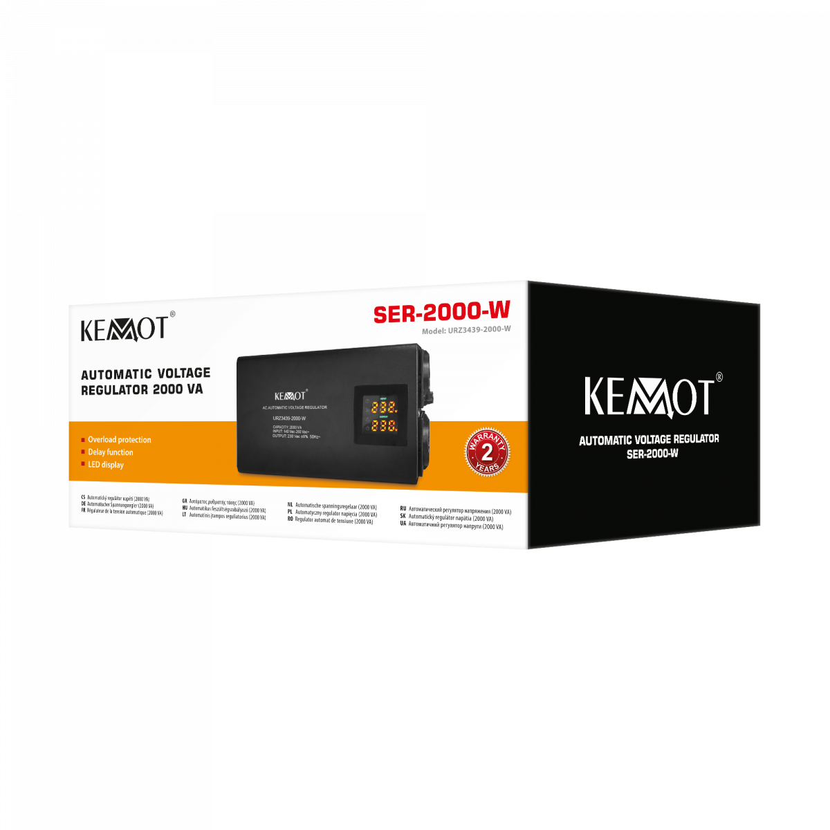 Автоматичний стабілізатор напруги KEMOT SER-2000-W - Зображення 4