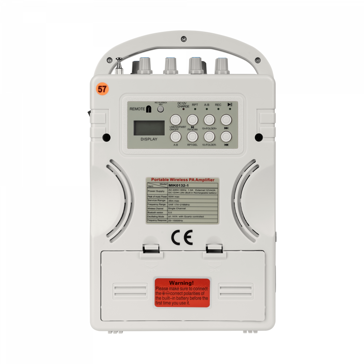 photo_20741-2 Портативна аудіосистема Rebel з підсилювачем MIK0132-1 - Зображення 3