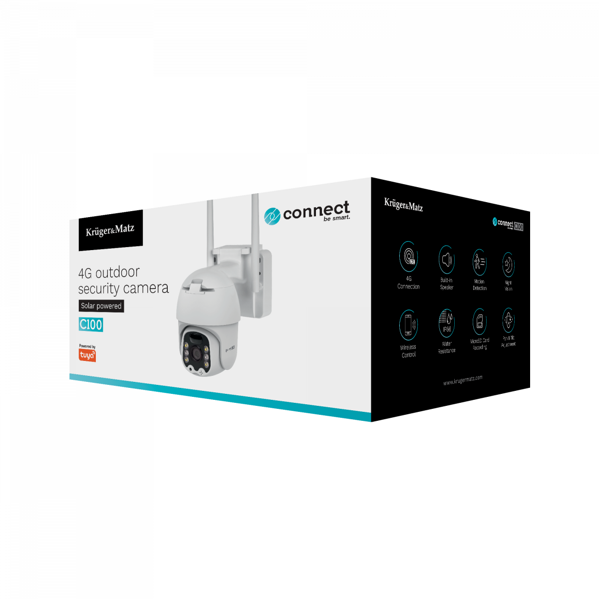 Вулична камера відеонагляду Kruger&Matz Connect C100 Solar KM2214.1 - Зображення 10