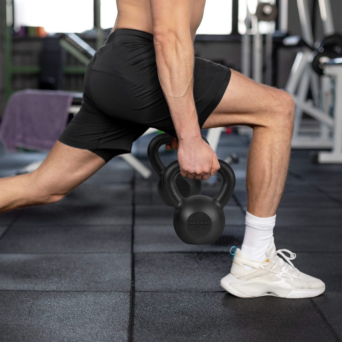 Гиря чавунна 30 кг Rebel Active RBA-2323-30 - Зображення 5