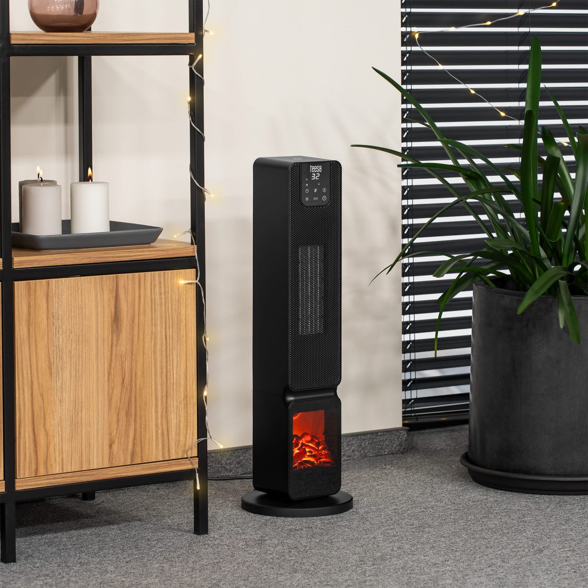 Радіатор Teesa з імітацією каміна TSA8062 - Зображення 8