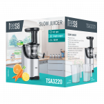 Повільна соковижималка Teesa для овочів і фруктів TSA3220 - Зображення 6