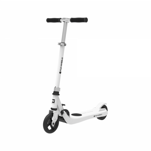 Дитячий електросамокат Rebel Fun Wheels білий ZAB0031W