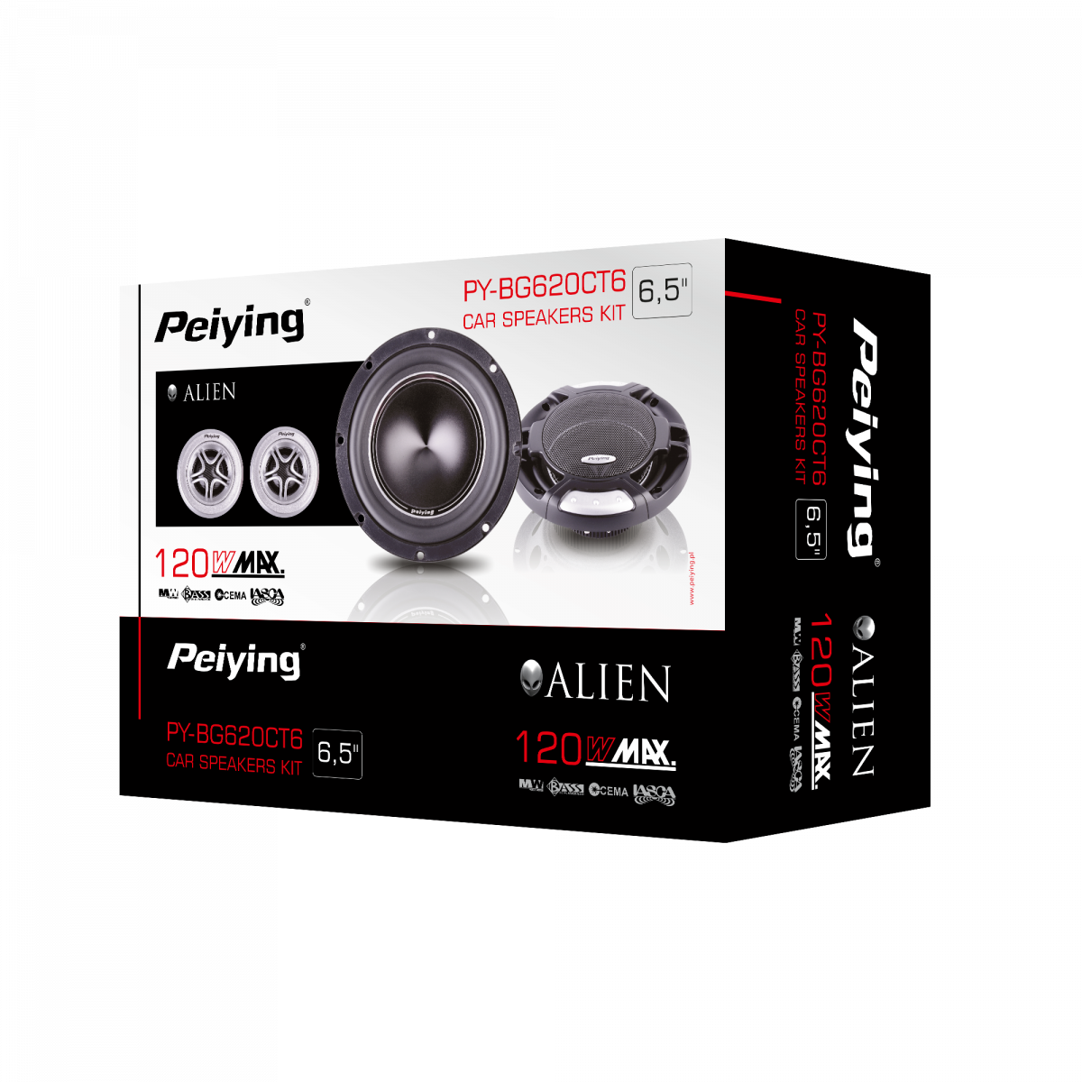 Набір автомобільних динаміків Peiying 6.5" - Зображення 8