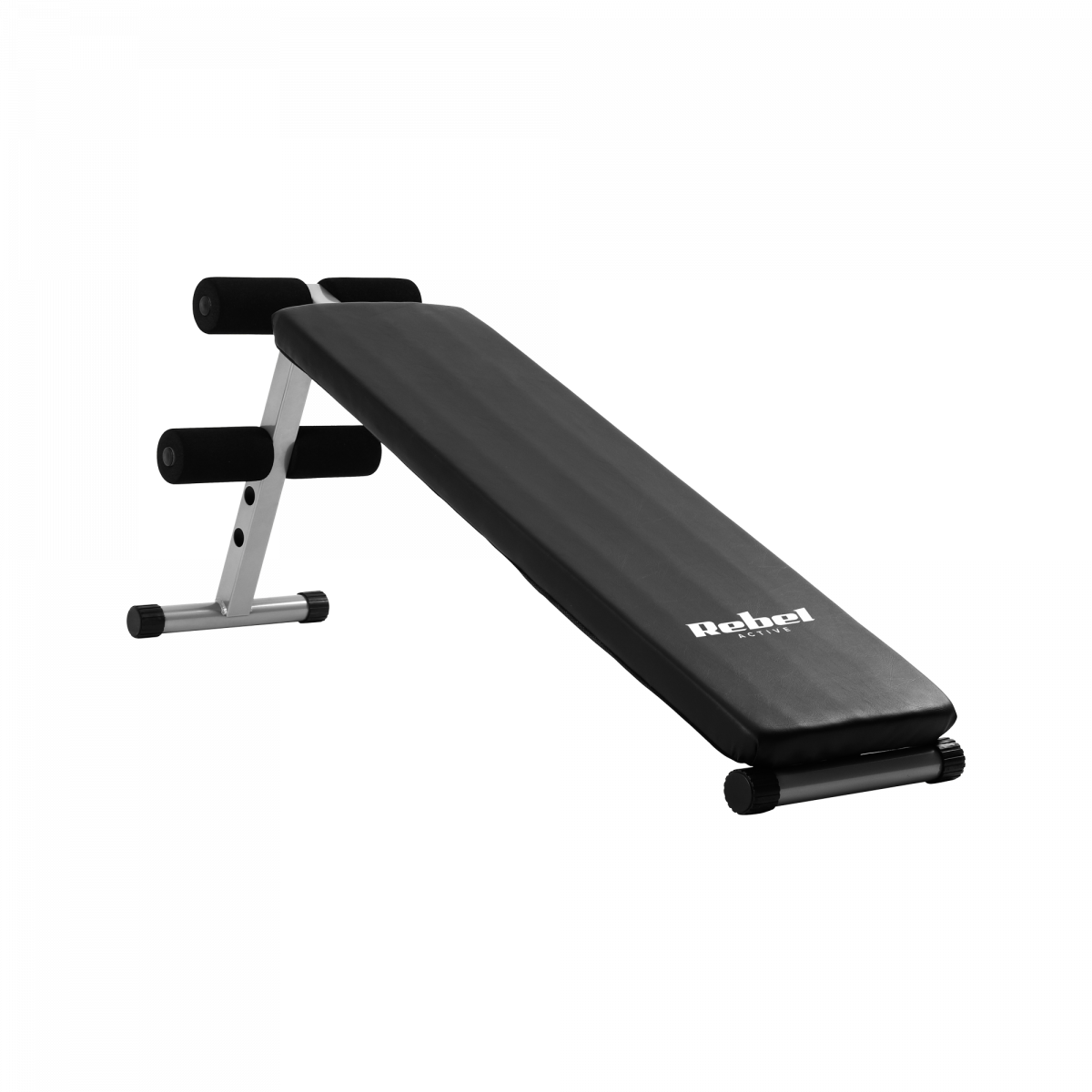 Похила тренажерна лава Rebel Active для тренування м'язів преса RBA-2004