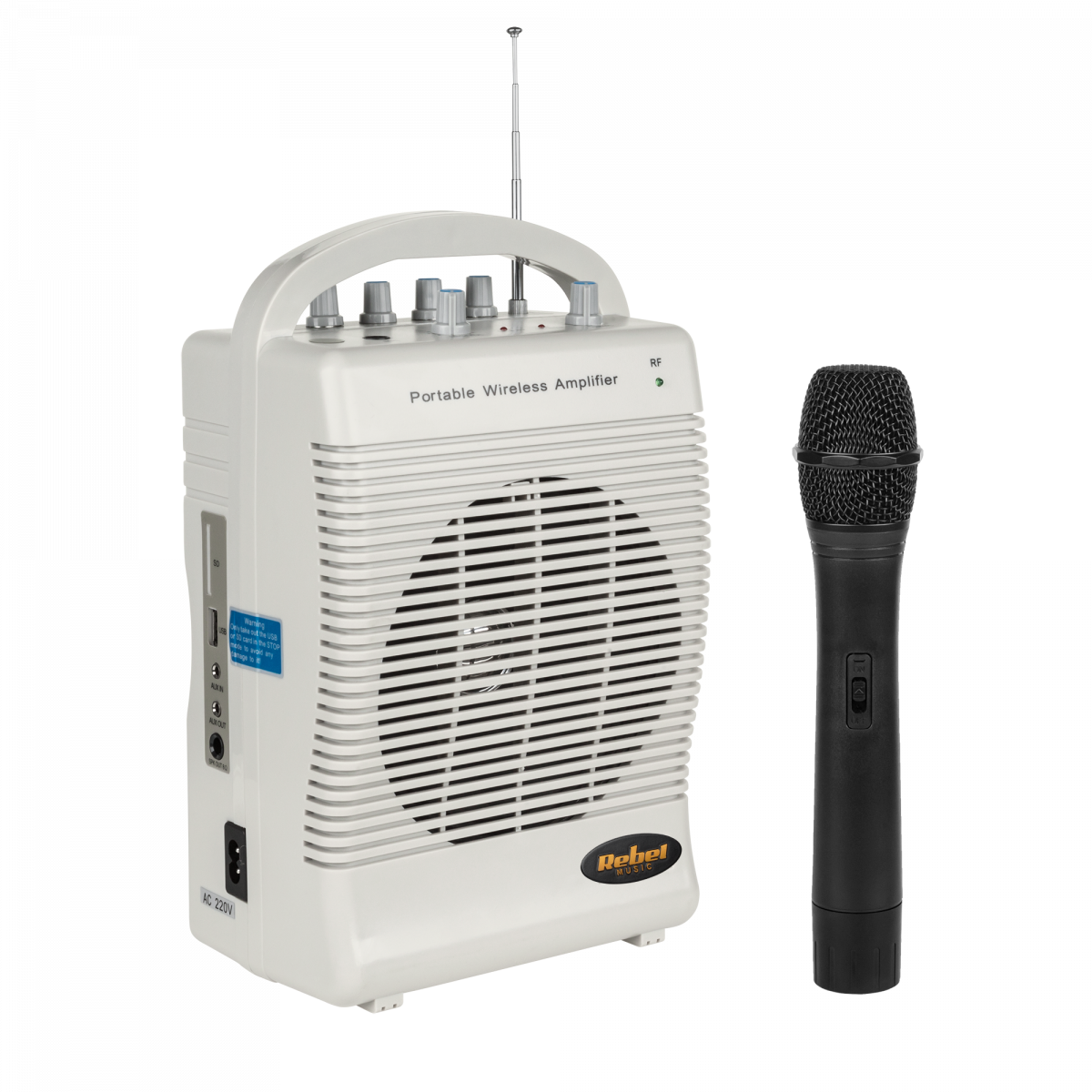 photo_2532400-2 Портативна аудіосистема Rebel з підсилювачем MIK0132-1 - Зображення 1