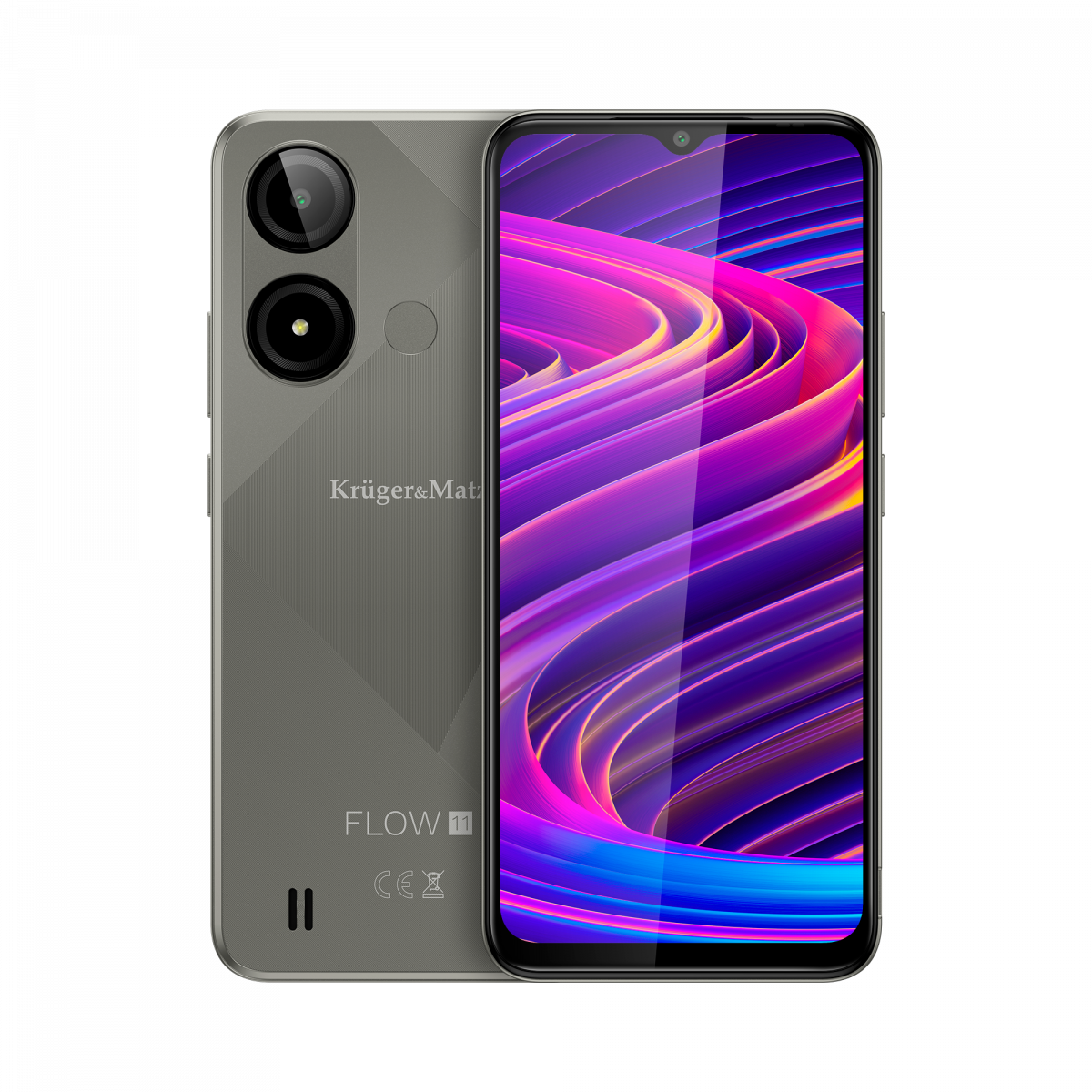 photo_2551400-2 Смартфон Kruger&Matz FLOW 11 сірий - Зображення 1