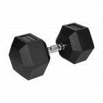 Гантель чавунна прогумована HEX 32.5 кг Rebel Active RBA-2325-32.5