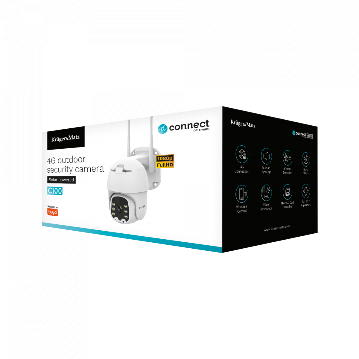 Вулична камера відеонагляду Kruger&Matz Connect C100 Solar 4G KM2214 - Зображення 10