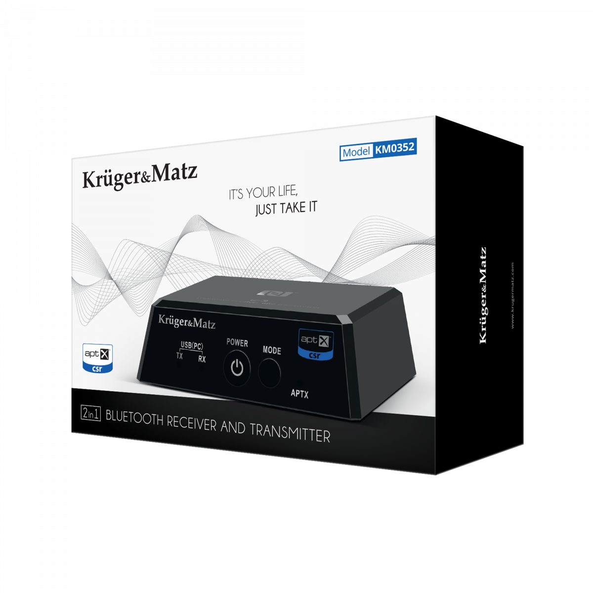 Приймач/передавач Bluetooth Kruger&Matz BT-1 - Зображення 4