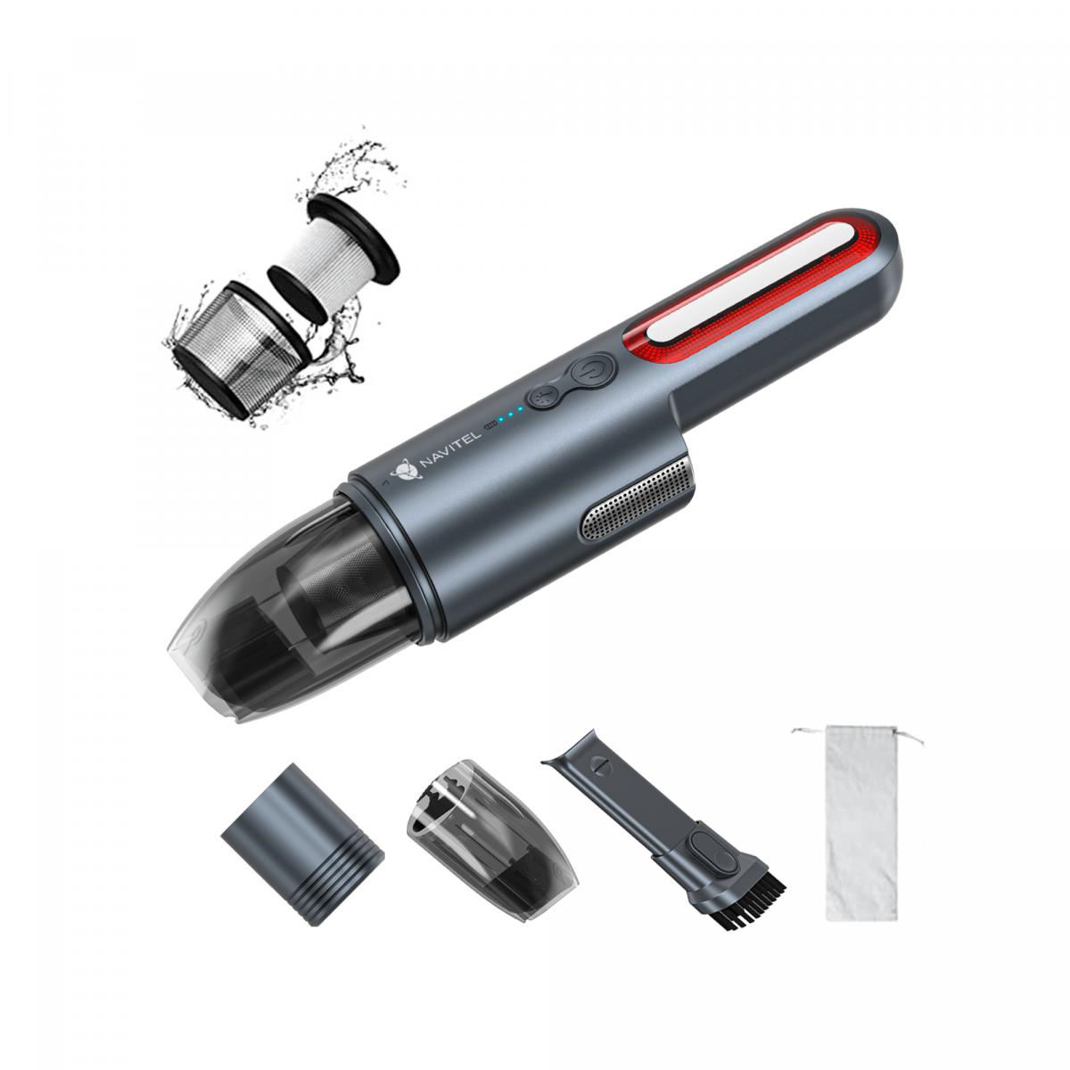 Автомобільний акумуляторний пилосос NAVITEL CL100 NAV004 - Зображення 5