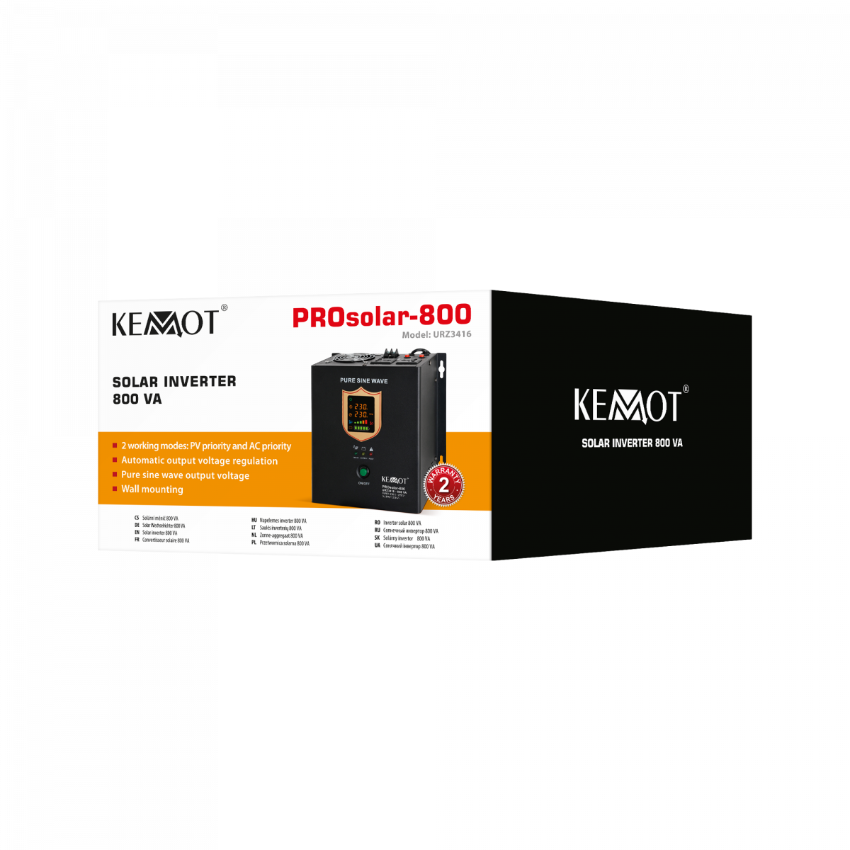 Сонячний перетворювач Інвертор KEMOT PROsolar-800 URZ3416 - Зображення 4