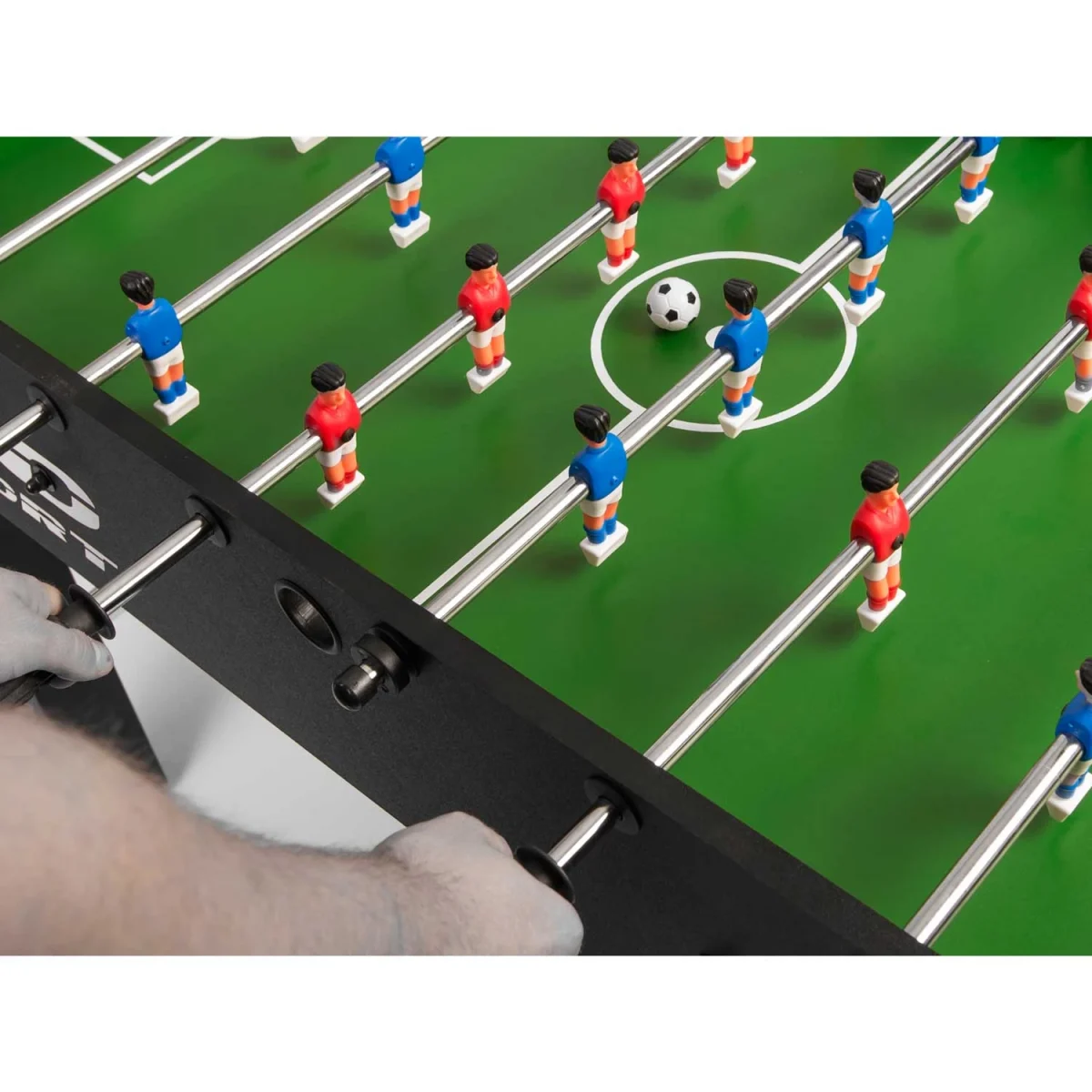 Стіл для настільного футболу Neosport NS-402, чорний для професійної гри - Зображення 6